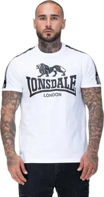Obrázok produktu pre Pánske tričko regular fit STOUR White/Black L Lonsdale