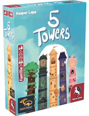 Image de Pegasus Spiele 57814G 5 Towers (Deep Print Games)