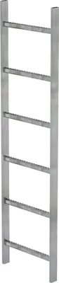 Produktbild von MUNK Schachtleiter Stahl verzinkt 400mm breit 6 Sprossen 1,68m lang