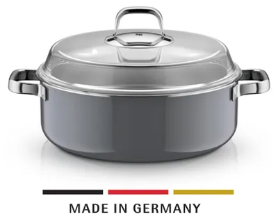 Zdjęcie produktu dla WMF Fusiontec Mineral Pro 05.1886.5290, 6 l, Okrągły, Platyna, Stal nierdzewna, Fusiontec, Stal nierdzewna