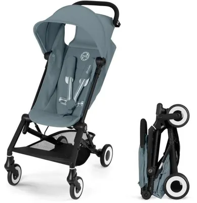 Produktbild von CYBEX Agis Ultrakompakt-Kinderwagen – 5 bis 22 kg (6 Monate – 4 Jahre) – Leichtgewicht 6,3 kg – Flugzeugtauglich – Sturmblau