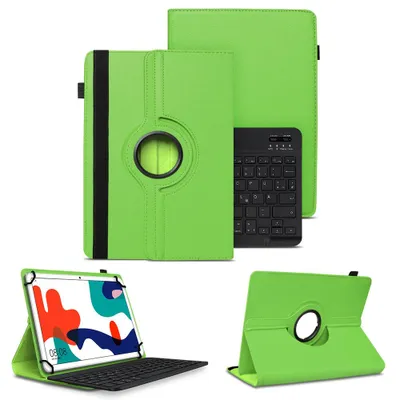 Produktbild von Schutzhülle Huawei MatePad 10.4 Hülle Tablet Tasche QWERTZ Bluetooth TastaturFarben:Grün