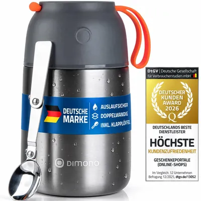 Warmhaltebehälter 700 ml – Edelstahl-Lunchbox mit Löffel