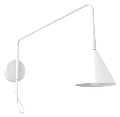Produktbild von Wandlampe mit Schalter 30 cm hoch E14 Modern Wandleuchte