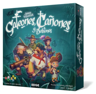 Piraten-Brettspiel: Galeonen, Kanonen & Dublonen, 5 Spieler