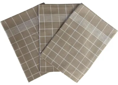 Obrázok produktu pre Uterák Pozitiv egyptská bavlna 50x70 cm béžová/biela 3 ks