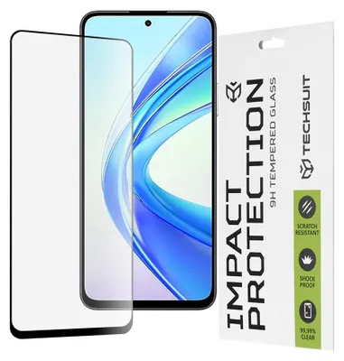 Produktbild von Techsuit Full Cover Impact Protection Displayschutzfolie für HONOR X7b - Schwarz