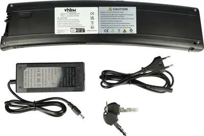 Produktbild von vhbw Akku kompatibel mit Fischer Faltrad FR18 E-Bike (8,7 Ah, 36 V, Li-Ion) + Ladegerät - Schwarz