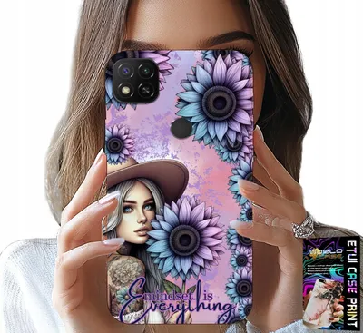 Obrázok produktu pre Puzdro na Xiaomi Redmi 9C – Žena v slnečniciach, Dámske vzory