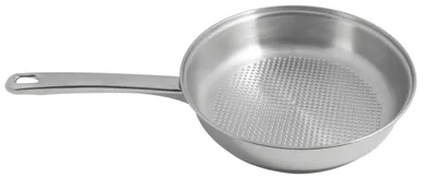 Bratpfanne Ø 24 cm, Edelstahl, Wabenboden, antihaft, für Induktion