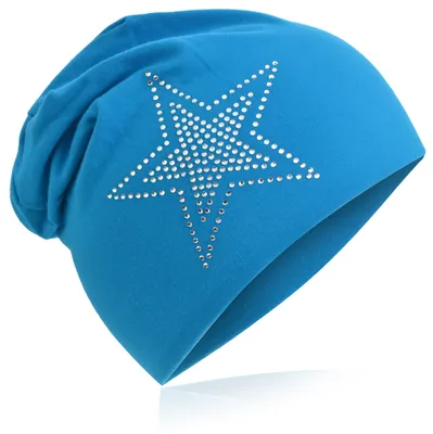 Produktbild von Kinder Beanie 2Stern Lichtblau S