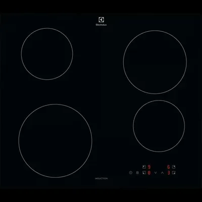 Produktbild von Electrolux CIB60424CK, Schwarz, Integriert, 60 cm, Zonen-Induktionskochfeld, Glaskeramik, 4 Zone(n)