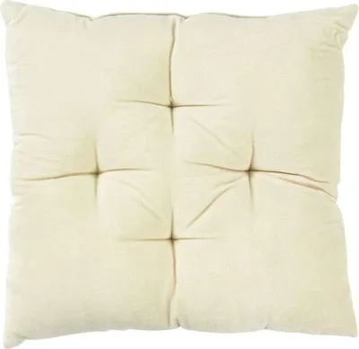 Immagine prodotto di Cuscino in velluto di cotone bianco sporco 40x40