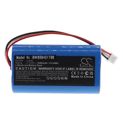 Produktbild von vhbw Akku Ersatz für Albrecht 27856 für digital Radio (5200 mAh, 3,7 V, Li-Ion)