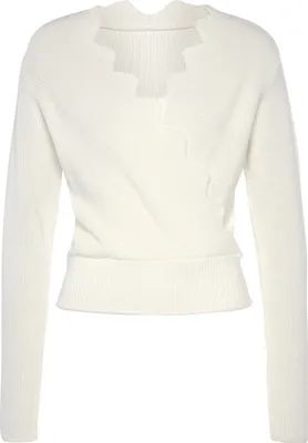 Produktbild von LASCANA Strickpullover weiß Größe 48/50