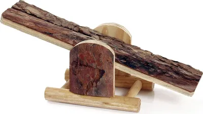 Produktbild von Karlie Wonderland Wippe - Nagerspielzeug - Holz - Natur - 22x8x7 cm