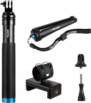 Zdjęcie produktu dla Statyw Monopod Grip 2w1 SELFIE do GoPro Hero 9 8 7 / GP-MNP-090-S / Telesin
