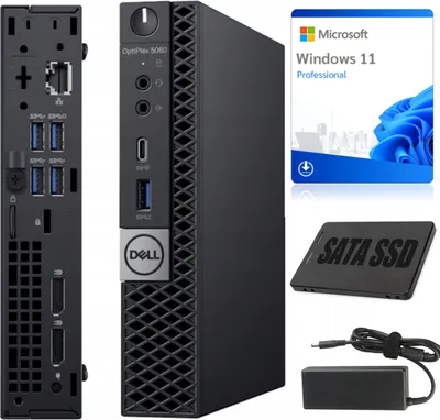 Immagine prodotto di PC desktop Dell OptiPlex 5060 Micro | Intel i5-8500T | 8 GB DDR4 | 256 GB SSD | Win11 | Condizioni: Eccellenti (Grade A)