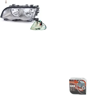 Zdjęcie produktu dla Johns, reflektory Osram Night Breaker Laser pasujące do BMW serii 3 E46 02/98- 08/01 Lewy 63126908215 6908215 63128387343 63136902769 6902769
