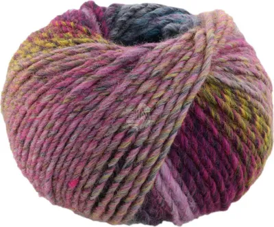 Immagine prodotto di Lana Grossa COLORS FOR YOU 50 g di filato a stoppino voluminoso con sfumatura di colore 90 m colore 152 - blu violetto/fucsia/turchese/blu notte/giallo senape/marrone/...