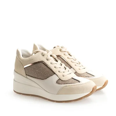 Obrázok produktu pre Geox Sneaker "Zosma" - D028LA0AS22 | Zosma - Beige, Gold- Veľkosť: 37(EU)