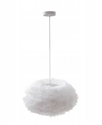 Immagine prodotto di Lampada a sospensione Lindby Heven, Ø 50 cm, bianca, plastica, E27