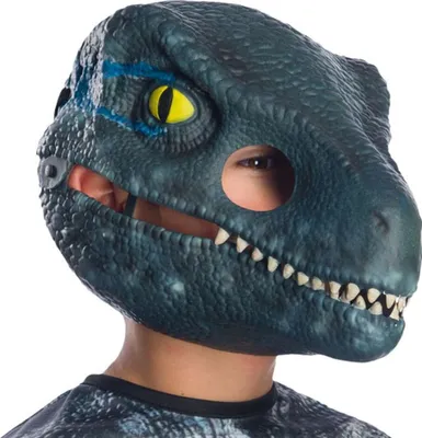 Zdjęcie produktu dla Jurassic World - Dinozaur Velociraptor Blue - Maska dla dzieci