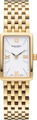 Immagine prodotto di Bruno Söhnle 17-33195-972 Orologio da polso da donna La Traviata, quarzo, cassa in acciaio, vetro zaffiro, bracciale in acciaio, con chiusura déployante, 3 bar