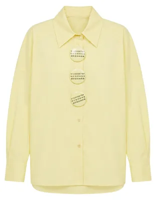 Produktbild von Damenbluse 100% Baumwolle Chiara Ferretti Gelb GIALLO UNICA giallo