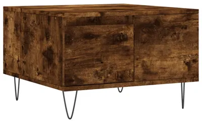 Produktbild von vidaXL Couchtisch Räuchereiche 55x55x36,5 cm Holzwerkstoff