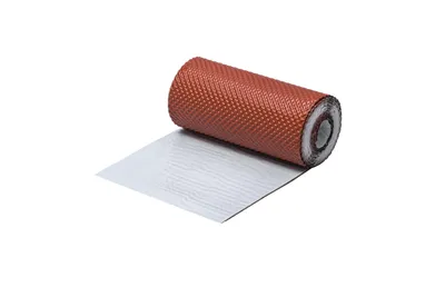 Obrázok produktu pre 4ROOF / IZOMIN 3D komínová páska 300 mm x 5 m hliníková tehla 3D vzor flexibilný odolný voči poveternostným vplyvom UV tesnenie chráni