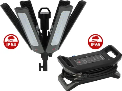 Produktbild von Brennenstuhl 9171410180, 300 W, LED, Bluetooth, IP54, Schwarz, Freistehende Arbeitsleuchte