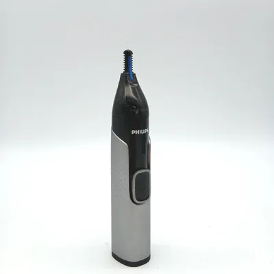 Produktbild von Philips 3000 series Nose trimmer series 3000 NT3650/16 Nasenhaar-, Ohrenhaar- und Augenbrauentrimmer, Grau, Edelstahl, Akku, AA, 101 mm, 196 mm