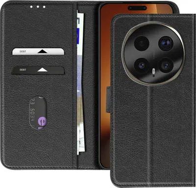 Produktbild von Avizar, Chesterfield Klappetui mit Standfunktion für Honor Magic 8 Pro, Schwarz