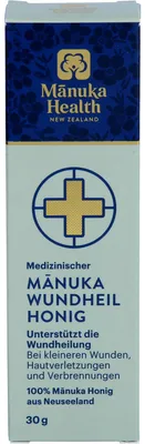 Zdjęcie produktu dla Manuka Health Miód gojący rany, krem 30 g