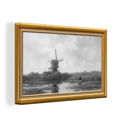 Zdjęcie produktu dla OneMillionCanvasses® - Obrazy na płótnie - 150x100 cm, Malarz - Sztuka - Złoto - Rama, Druk na ścianie Dekoracja ścienna
