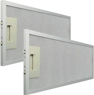 Produktbild von vhbw 2x Filter Metallfettfilter kompatibel mit Klarstein 10032841, Paolo 52 Dunstabzugshaube, Aluminium
