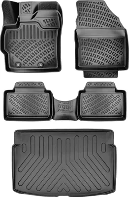 Produktbild von 3D Auto Gummimatten & Kofferraumwanne für Toyota Yaris (4.Gen) 2020-2026