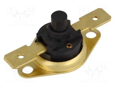Productafbeelding van 1x Sensor: Thermostaat, normaal gesloten (NC), 16A, 100°C, 250VAC, met 6,3mm connector, type AR33.100.05.W1-S3
