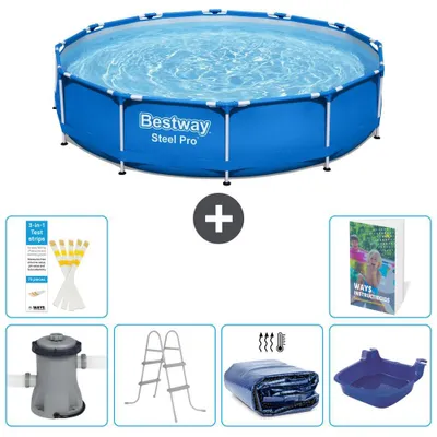 Zdjęcie produktu dla Bestway Steel Pro Okrągły – 366 x 76 cm – 7-częściowy S318