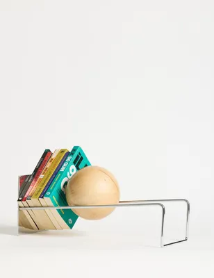 Produktbild von Skye Decor, Toke - Silver, Buchstütze, Silber, 100% METALL, 16,5 x 49 x 18 cm