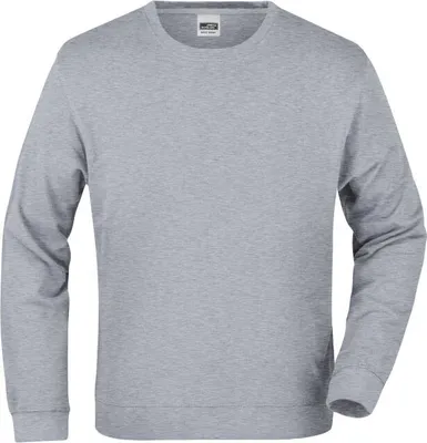 Produktbild von Klassisches Sweatshirt aus French-Terry grey-heather, Gr. S