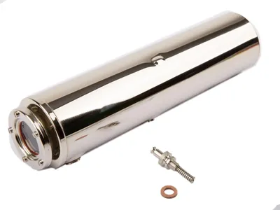 Productafbeelding van Wilesco Ketel - Stoommachine Ketel - Modelbouw Onderdeel - Met Veerveiligheidsventiel - 10 x 3 x 3 cm - Metaal