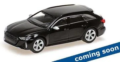 Produktbild von Minichamps 1:87 AUDI RS 6 AVANT - 2019 - BLACK METALLIC 870010014