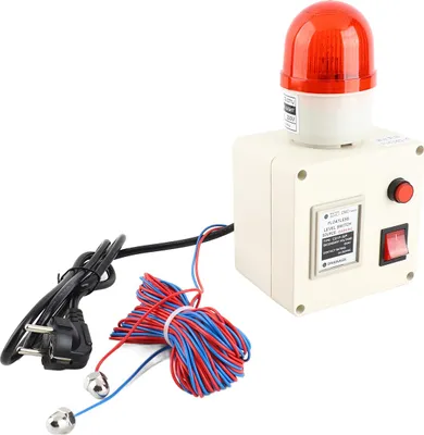 Zdjęcie produktu dla Alarm wskaźnika poziomu wody Alarm wysokiego poziomu wody Czujnik alarmu linii wodnej Alarm wskaźnika linii wodnej z wyłącznikiem tłumika