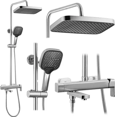Immagine prodotto di Set Doccia Rea Arlo Brush Nickel