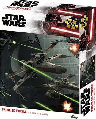 Produktbild von Prime 3d Star Wars Kampf Puzzle 500 Stücke Silber Silber One Size