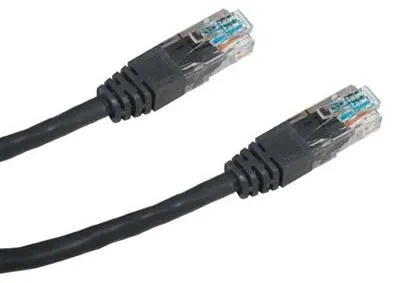 Zdjęcie produktu dla DATACOM kabel krosowy UTP cat5e 0,25M czarny