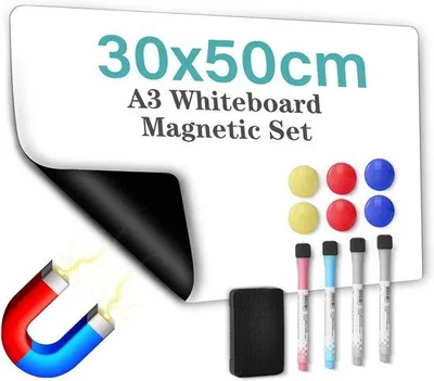Produktbild von Famanu Magnetische Wochenplaner - A3 Format, inklusive Marker und Schwamm