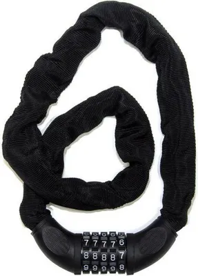 Produktbild von kettencodeschloss mit Textilüberzug BLACK RICHTER